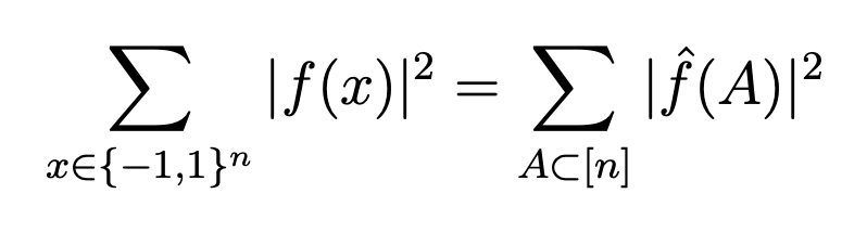 Plancherel theorem for Fourier Walsh Transform